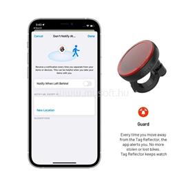 FIXED intelligens helymeghatározó reflektor Apple Find My applikációhoz, vezeték nélküli töltés, fekete FIXTAG-RE-BK small