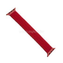 FIXED kötött nylon szíj Apple Watch 38/40mm, L méret, piros FIXENST-436-L-RD small