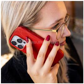 FIXED MagLeather telefontok MagSafe támogatással az Apple iPhone 16 Plus készülékhez, piros FIXLM-1401-RD small