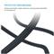FIXED Magnetic Braided Cable USB-C/USB-C, 1,2m USB2.0 240W Gray FIXDBM-CC12-GR small