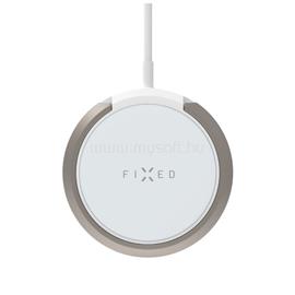 FIXED MagPad vezeték nélküli töltő, MagSafe támogatás, beépített fém állvány, fehér FIXMPAD2-WH small