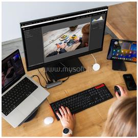 FIXED MagPad vezeték nélküli töltő, MagSafe támogatás, beépített fém állvány, fehér FIXMPAD2-WH small