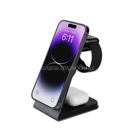 FIXED MagPowerstation Alu 3in1 wireless charging stand with MagSafe Space Gray FIXMPOS-AL-GR small