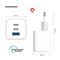 FIXED Mini 2x USB-C, USB-A GaN töltő adapter 65W, fehér FIXCG65M-2C1A-WH small