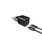 FIXED Mini hálózati töltőkészlet USB-C kimenettel és USB-C/Lightning kábellel 20W 1m, fekete PO_FIXC20M-CL-BK small