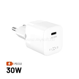 FIXED Mini USB-C GaN Charger 30W White FIXCG30M-C-WH small