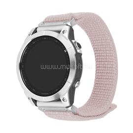 FIXED nylon sportos óraszíj Garmin QuickFit 22mm-es okosórához, rose gold, FIXNST2-QF22MM-ROG FIXNST2-QF22MM-ROG small