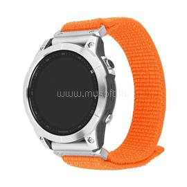 FIXED nylon sportos óraszíj Garmin QuickFit 26mm-es okosórához, narancssárga, FIXNST2-QF26MM-OR FIXNST2-QF26MM-OR small