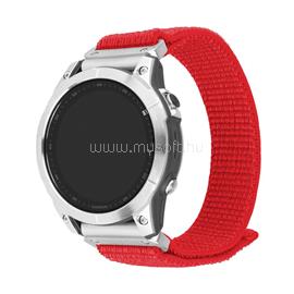 FIXED nylon sportos óraszíj Garmin QuickFit 26mm-es okosórához, piros FIXNST2-QF26mm-RD FIXNST2-QF26MM-RD small
