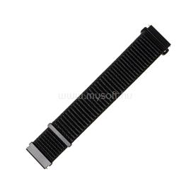 FIXED Nylon Szíj okosórához 22mm széles Fekete FIXNST-22MM-BK small