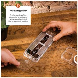 FIXED Rendkívül tartós edzett üveg por elleni aplikátorral Apple iPhone 15 Plus /iPhone16 Plus készülékhez, fekete FIXGA2-1401-BK small