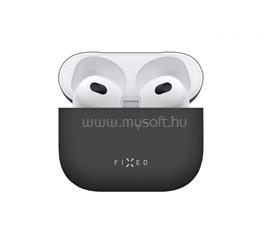 FIXED Silky szilikon tartótok az Apple Airpods 3-hoz, fekete FIXSIL-816-BK small