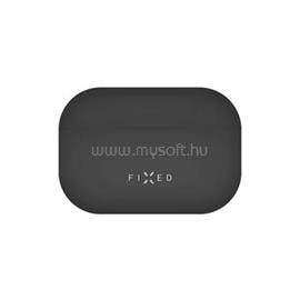 FIXED Silky szilikon tok Apple Airpods Pro fülhallgatóhoz, fekete FIXSIL-754-BK small