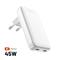 FIXED Slim 2xUSB-C úti töltő GaN PD 45W-os fehér FIXCG45S-2C-WH small