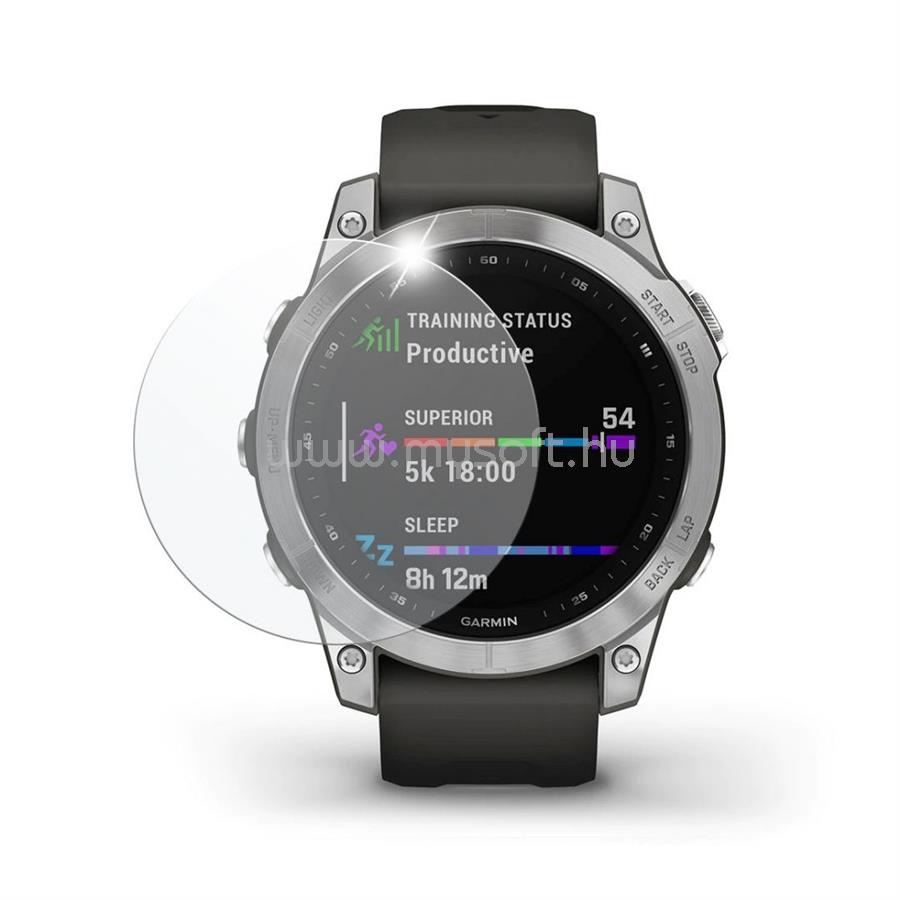 FIXED Smartwatch Üvegfólia Garmin Fenix 7 47mm/Epix PRO okosórákhoz, 2 db/csomag