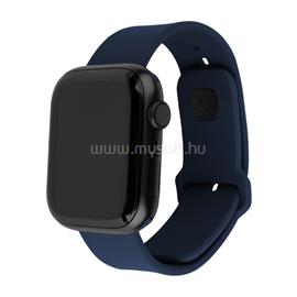 FIXED Sporty szilikon szíj az Apple Watch 42/44/45mm-es okosórákhoz, kék FIXSST2-434-BL small