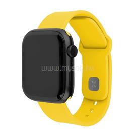 FIXED Sporty szilikon szíj az Apple Watch 42/44/45mm-es okosórákhoz, sárga FIXSST2-434-YL small
