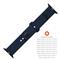 FIXED Sporty szilikon szíj az Apple Watch Ultra 49mm-es okosórákhoz , kék FIXSST2-1029-BL small