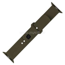 FIXED szilikon sportos óraszíj Apple Watch 38/40/41mm-es okosórákhoz, oliva FIXSST2-436-OL small