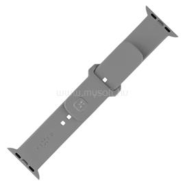 FIXED szilikon sportos óraszíj Apple Watch 38/40/41mm-es okosórákhoz, világos szürke FIXSST2-436-LGGR small