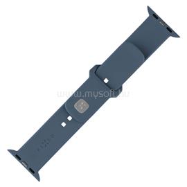 FIXED szilikon sportos óraszíj Apple Watch 38/40/41mm-es okosórákhoz, zöld-kék FIXSST2-436-GREBL small