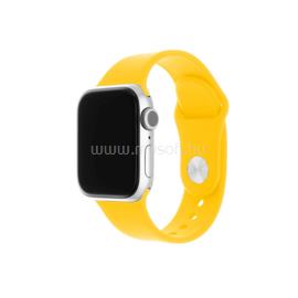 FIXED Szilikon szíj Apple Watch 38/40/41 mm, Sárga FIXSST-436-YL small
