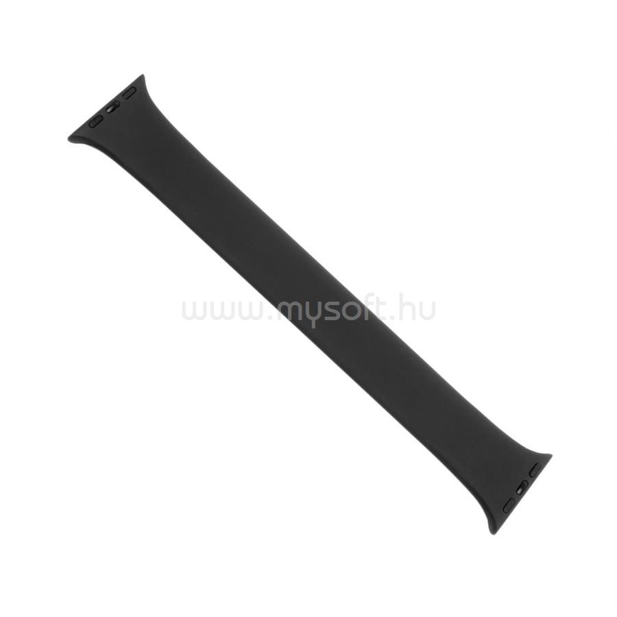 FIXED szilikon szíj Apple Watch 38/40mm, XL méret, fekete