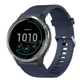 FIXED szilikon szíj Garmin QuickFit okosórához, 20mm, kék FIXSST-QF20MM-BL small