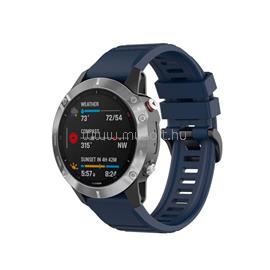 FIXED szilikon szíj Garmin QuickFit okosórához, 22mm, kék FIXSST-QF22MM-BL small