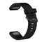 FIXED Szilikon szíj Garmin QuickFit okosórához 20mm, fekete FIXSST-QF20MM-BK small