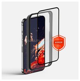 FIXED teljes képernyőt védő 2,5D edzett üveg aplikátorral Apple iPhone 15 Plus készülékhez, fekete FIXGA-1201-BK small