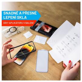 FIXED teljes képernyőt védő 2,5D edzett üveg aplikátorral Apple iPhone 15 Plus készülékhez, fekete FIXGA-1201-BK small