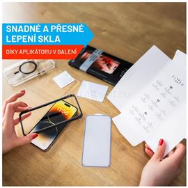 FIXED teljes képernyőt védő 2,5D edzett üveg aplikátorral Samsung Galaxy A54 5G készülékhez, fekete FIXGA-1085-BK small
