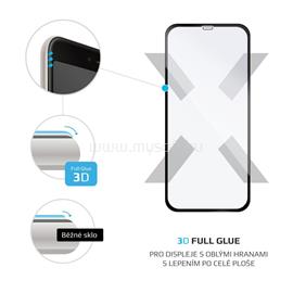 FIXED teljes kijelzős üvegfólia Apple iPhone XS Max/11 Pro Max telefonokhoz, fekete FIXG3D-335-BK small
