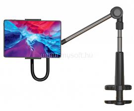 FIXED Univerzális asztali tablet/telefon tartó állvány  forgatható és állítható karral, fekete FIXRLX-BK small