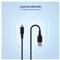 FIXED USB 2.0 hajlékony szilikon kábel USB-C/USB-C 0,3m, fekete FIXDLS-AC03-BK small