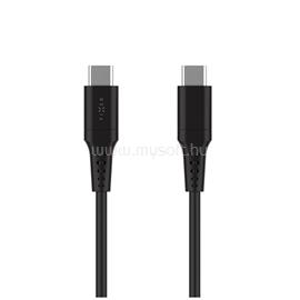 FIXED USB 2.0 hajlékony szilikon kábel USB-C/USB-C 0,3m, fekete FIXDLS-CC03-BK small