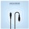 FIXED USB 2.0 hajlékony szilikon kábel USB-C/USB-C 0,3m, fekete FIXDLS-CC03-BK small