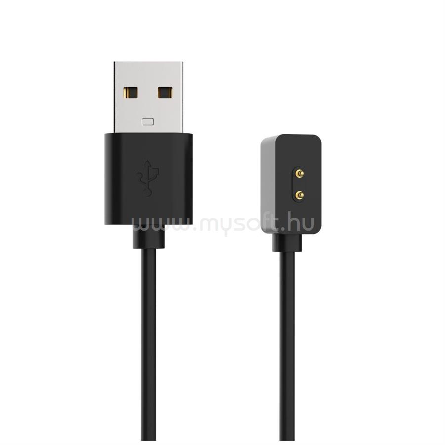 FIXED USB-A Charging Kábel Xiaomi Mi Band/Smart Band 8/9/Pro/Active, fekete