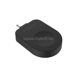 FIXED USB-C töltőadapter Apple Watch-hoz, Powerstation Uni készülékkel kompatibilis, fekete FIXDW-AWAP-BK small