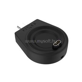 FIXED USB-C töltőadapter Garmin Fenix ??5/6/7/7X/8, Epix, Venu 2/3/3S, Vívoactive 3/4/5 készülékekhez, fekete FIXDW-GA-BK small