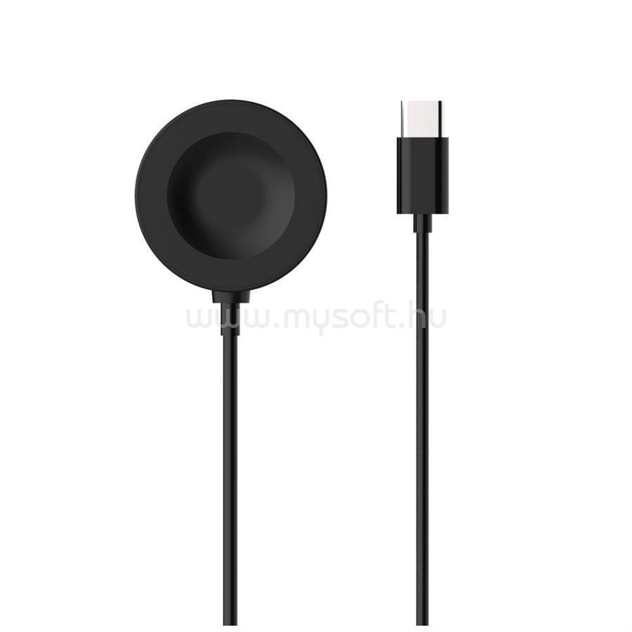 FIXED USB-C töltőkábel Huawei Watch GT 2 Pro/3/3 Pro/4/4 Pro/5/5 Pro okosórához, fekete