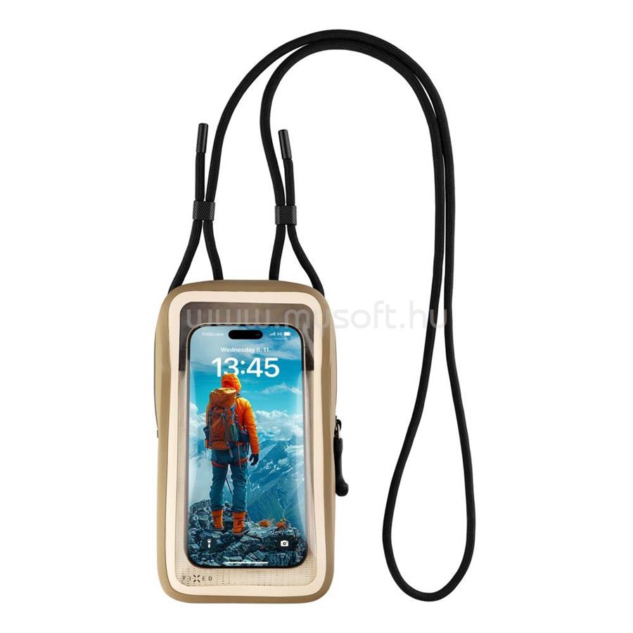FIXED vízálló telefontok, khaki