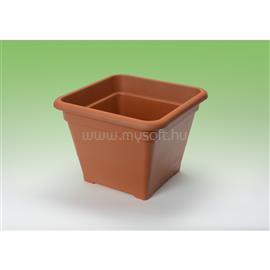 FLAIR Sydney 61298 terra 20x20 alátéttel szögletes virágcserép FLAIR_61298 small