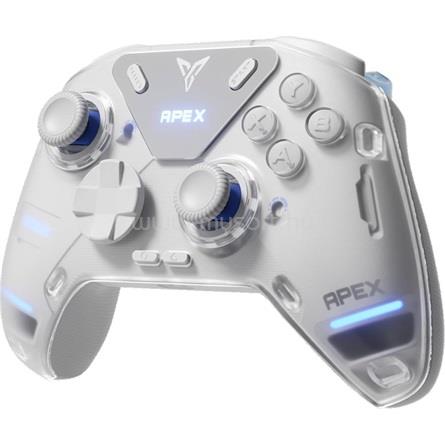 FLYDIGI Apex 4 Bluetooth / USB / vezeték nélküli gamepad játékvezérlő (fehér)