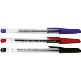 FOKUS Golyóstoll eldobható, átlátszó testű, Fokus, írásszín kék FOKUS_22649 small