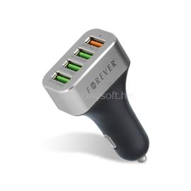 FOREVER Autós gyorstöltő 4x USB, 30 W, fekete FE458186 small