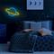 FOREVER LIGHT Neon LED dekorációs lámpa SATURN,  ki/be kapcsoló, USB vagy 3xAA 1,5V, 2m kábel, RTV100228 small