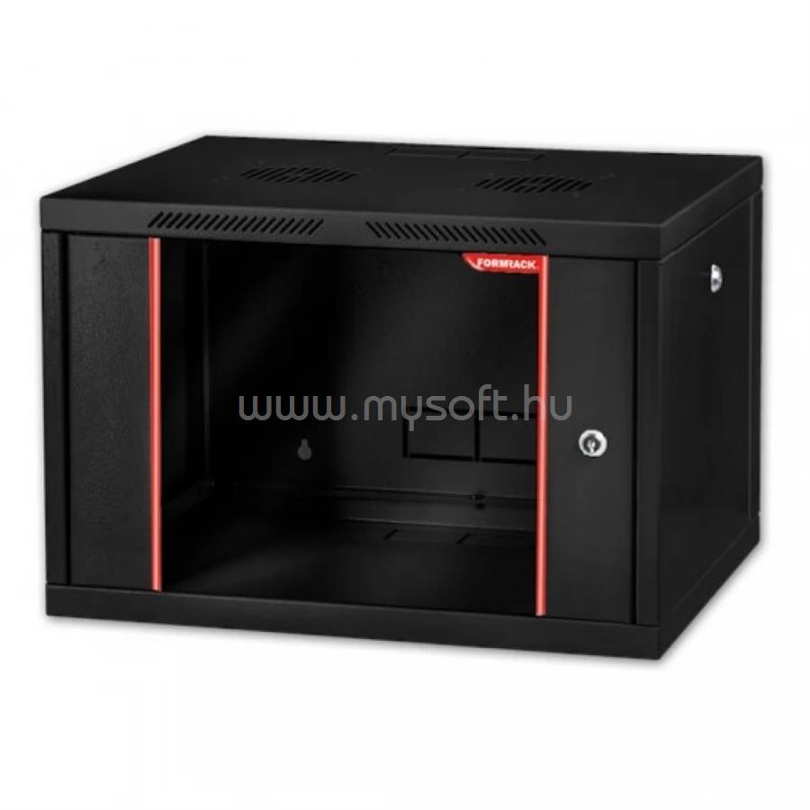 FORMRACK RAL9005 16U Alfaline 555x560 19" fali rack szekrény (fekete)