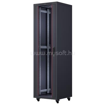 FORMRACK RAL9005 16U Cosmoline 600x600 19" szabadon álló rack szekrény (fekete)